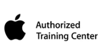 Apple Authorized Training Center logo shown in the supplied brochure