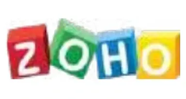 Zoho logo, also shown in the scanned engineering brochure