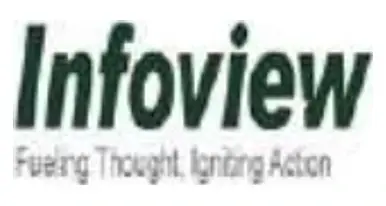 Infoview logo, also shown in the scanned engineering brochure
