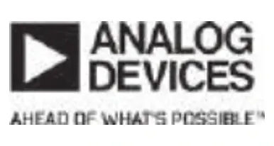 Analog Devices logo, also shown in the scanned engineering brochure