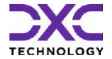 DXC Technology logo, also shown in the scanned engineering brochure