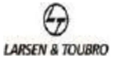 Larsen & Toubro logo, also shown in the scanned engineering brochure