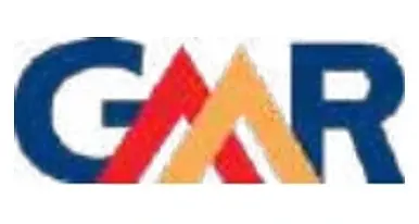 GMR logo, also shown in the scanned engineering brochure
