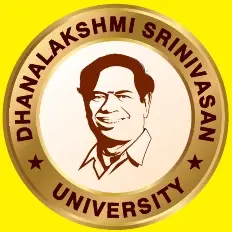 Original Dhanalakshmi Srinivasan University emblem extracted from the supplied brochure